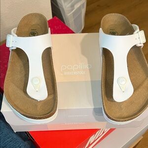 Birkenstock White Sandals